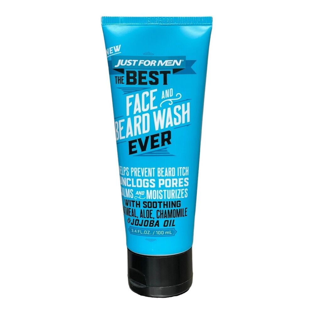 1 Bottle - JUST FOR MEN The Best Face and Beard Wash 3.4 fl oz